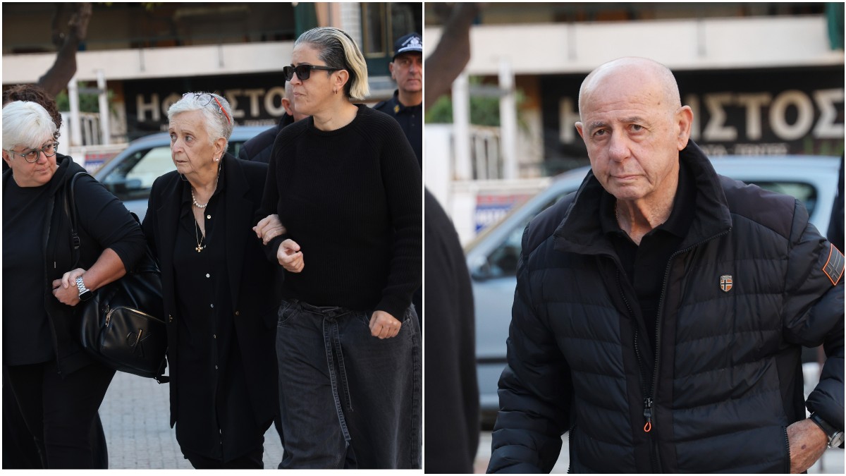 Γιώργος Μαζωνάκης: Οι γονείς και οι αδελφές του στην Αγία Τριάδα Νίκαιας – Οι συγκινητικές στιγμές στο 40ημερο μνημόσυνο