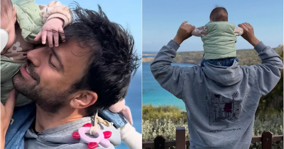 Ανδρέας Γεωργίου – Σιμώνη Χριστοδούλου: Η όμορφη κυριακάτικη βόλτα με την κόρη τους