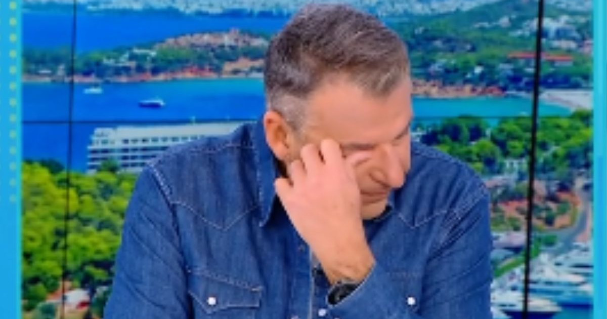 Γιώργος Λιάγκας: Ξέσπασε σε κλάματα στην εκπομπή του