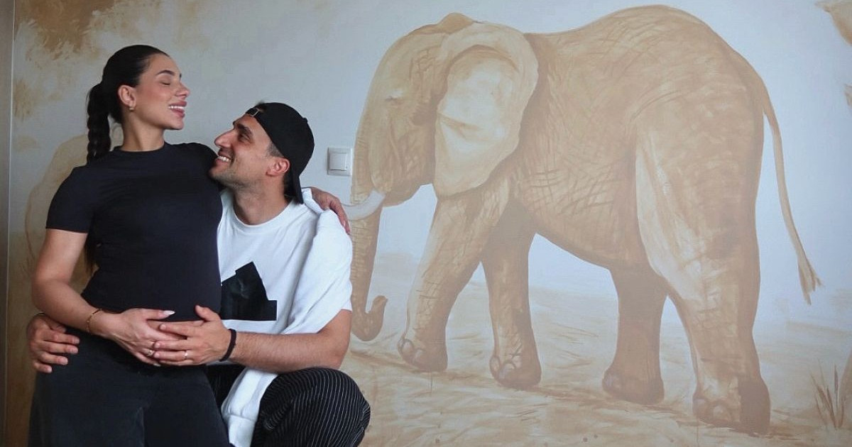 Μαριαλένα Ρουμελιώτη – Σάκης Κατσούλης: Μας δείχνουν το δωμάτιο που ετοιμάζουν για το μωρό τους