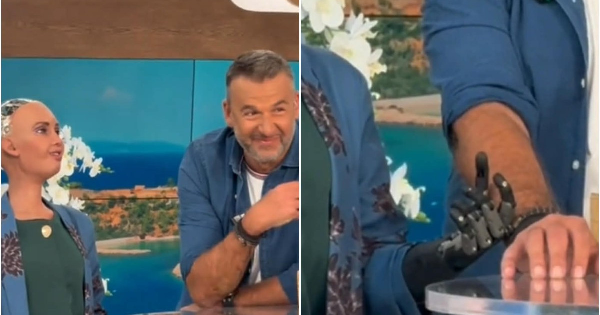 Γιώργος Λιάγκας: Η ερωτική πολιορκία που δέχθηκε από το ρομπότ Σοφία και το «πείραγμα» on air