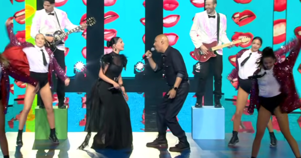 J2US: Δημήτρης Σκουλός και Δανιέλα Χατζή σε μια pop art εμφάνιση με ρυθμό και ένταση – «Eίχε δύναμη, ρυθμό και αξίζεις για 12!»