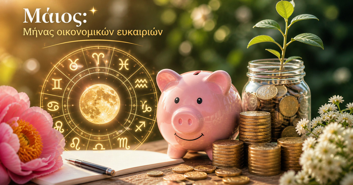 Ποια ζώδια βλέπουν χρήμα, ευκαιρίες και “restart” στα οικονομικά τον Μάιο;