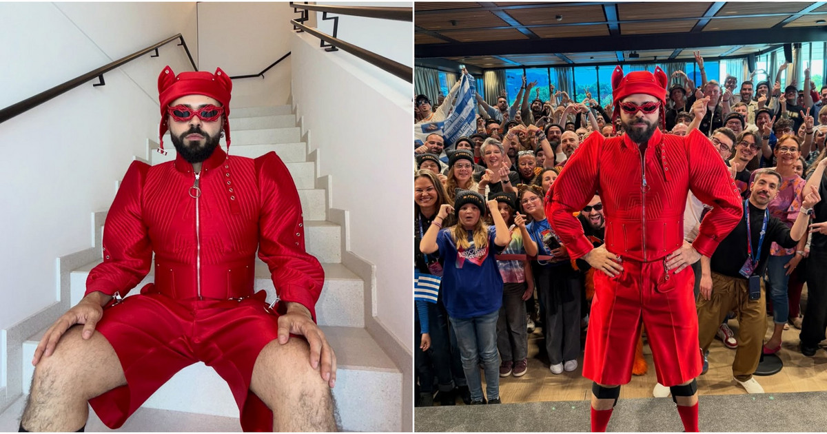 Akylas: Το κόκκινο superhero look του που εντυπωσίασε, δια χειρός Γιάννη Λάσκου