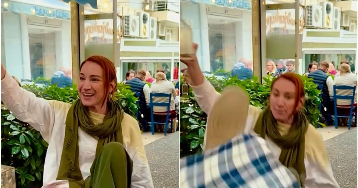 Στεφανία Γουλιώτη: Η στιγμή που πέφτει από καρέκλα μπροστά στους φίλους της και γίνεται viral