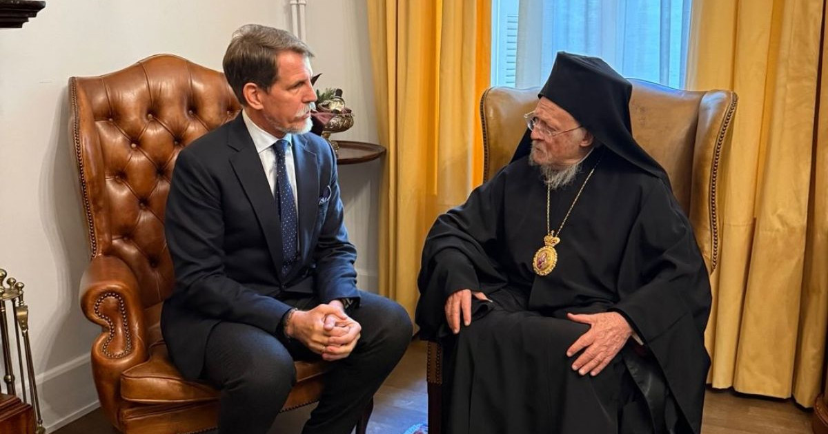 Παύλος Ντε Γκρες: Η συνάντηση με τον Οικουμενικό Πατριάρχη Βαρθολομαίο – Η ιδιαίτερη ανάρτηση