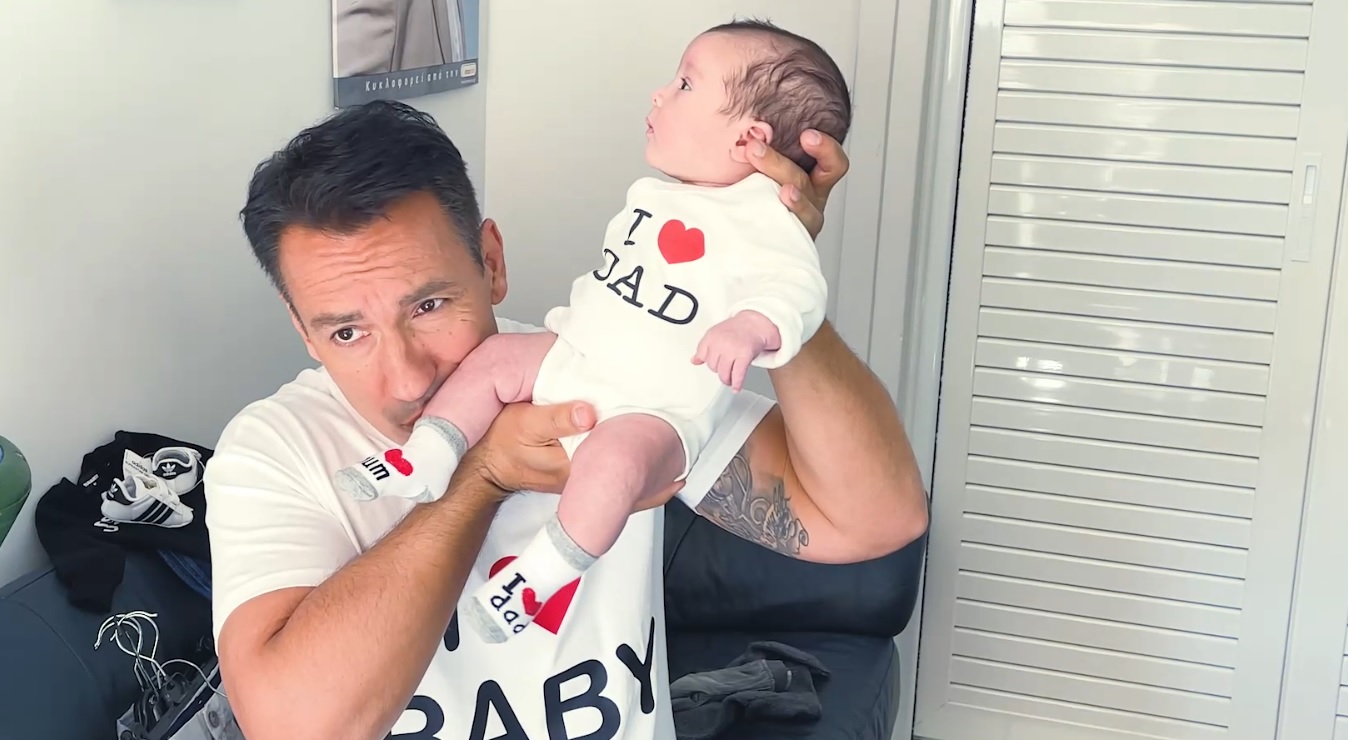Πέτρος Ίμβριος: Αποκλειστικά πλάνα από την φωτογράφιση με τον νεογέννητο γιο του και ένα quick chat μαζί του! (video)