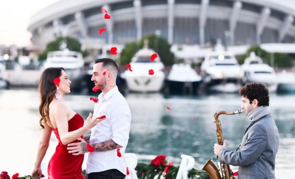 Άρης Σοϊλέδης: Φωτογραφίες από την υπερπαραγωγή πρόταση γάμου που έκανε στη Μαρία Αντωνά