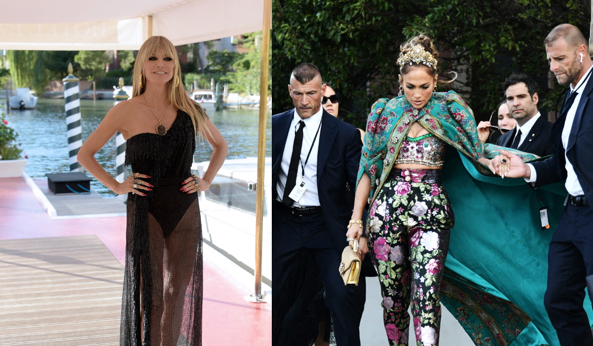 Η Τζένιφερ Λόπεζ και η Χάιντι Κλουμ σε μια glam εμφάνιση στη Βενετία για το fashion show των Dolce & Gabbana