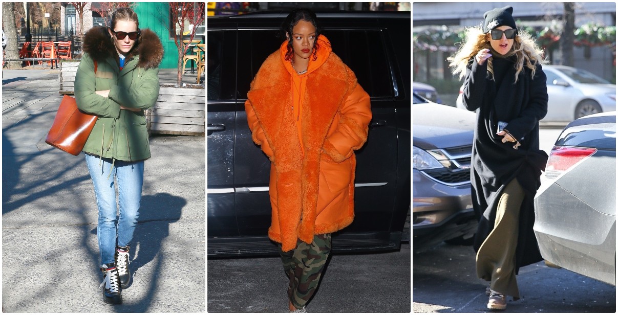 4+1 εμφανίσεις των celebrities στο κρύο – Τι επέλεξαν στις βόλτες τους στη Νέα Υόρκη