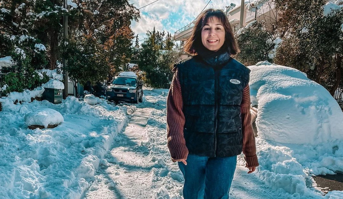 Γενέθλια στα χιόνια για την Κατερίνα Παπουτσάκη