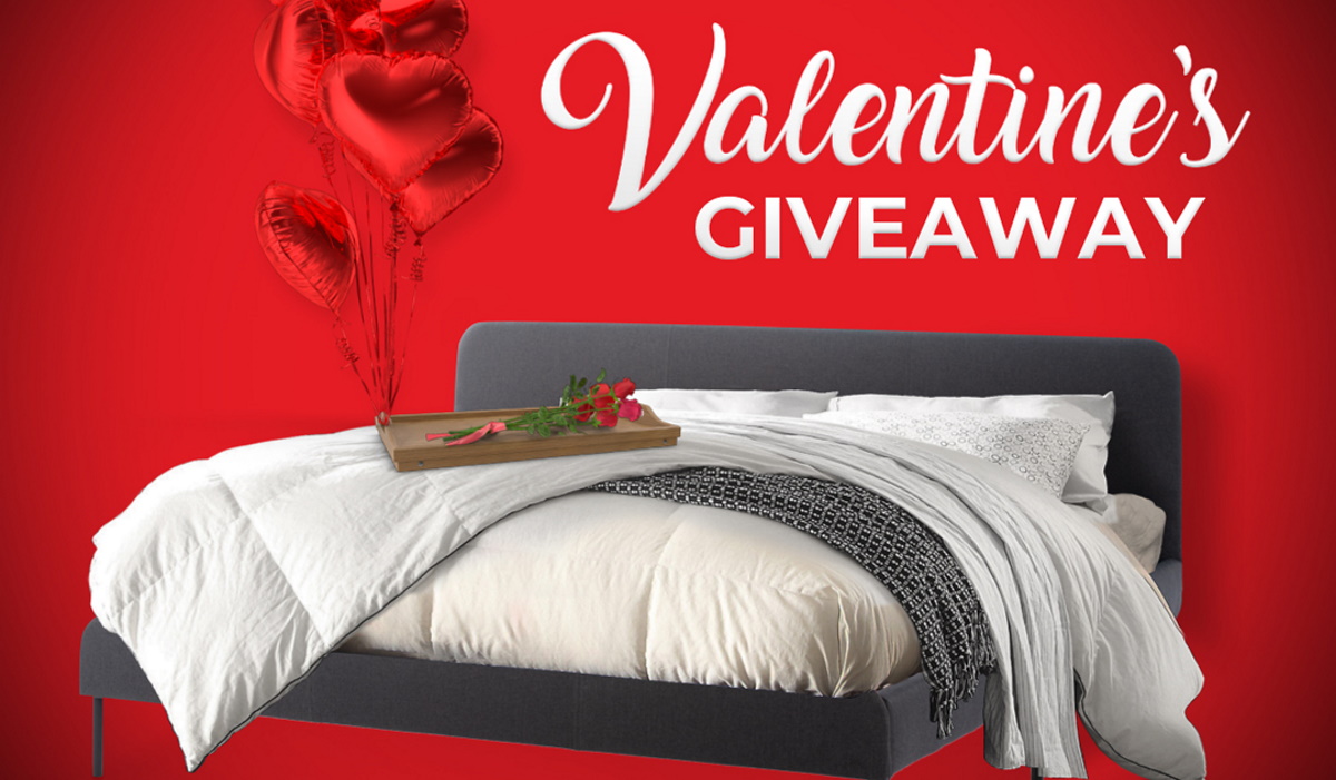 Valentine’s Giveaway: Κερδίστε ένα υπέρδιπλο κρεβάτι