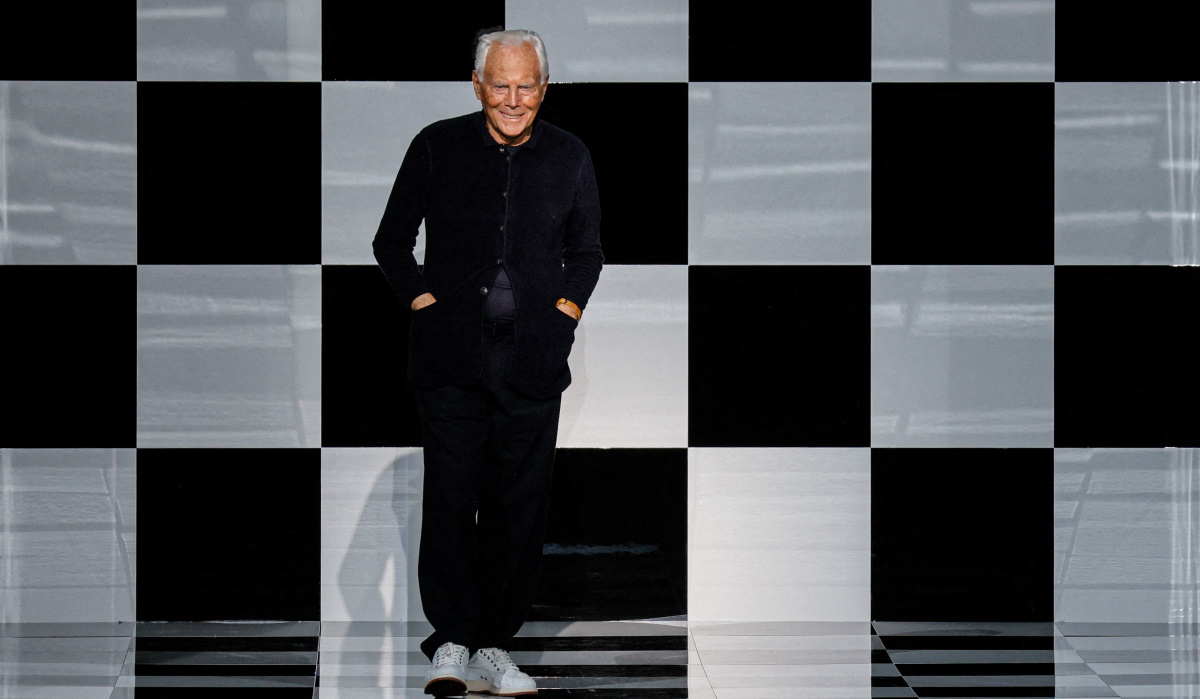 Χωρίς μουσική το fashion show του Giorgio Armani σε ένδειξη συμπαράστασης στην Ουκρανία