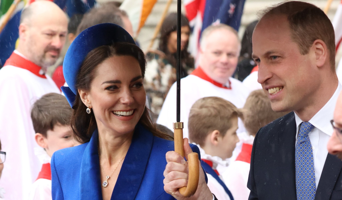 Δούκισσα Κάθριν: Με μπλε παλτό και κοσμήματα της πριγκίπισσας Νταϊάνα για την Ημέρα της Κοινοπολιτείας