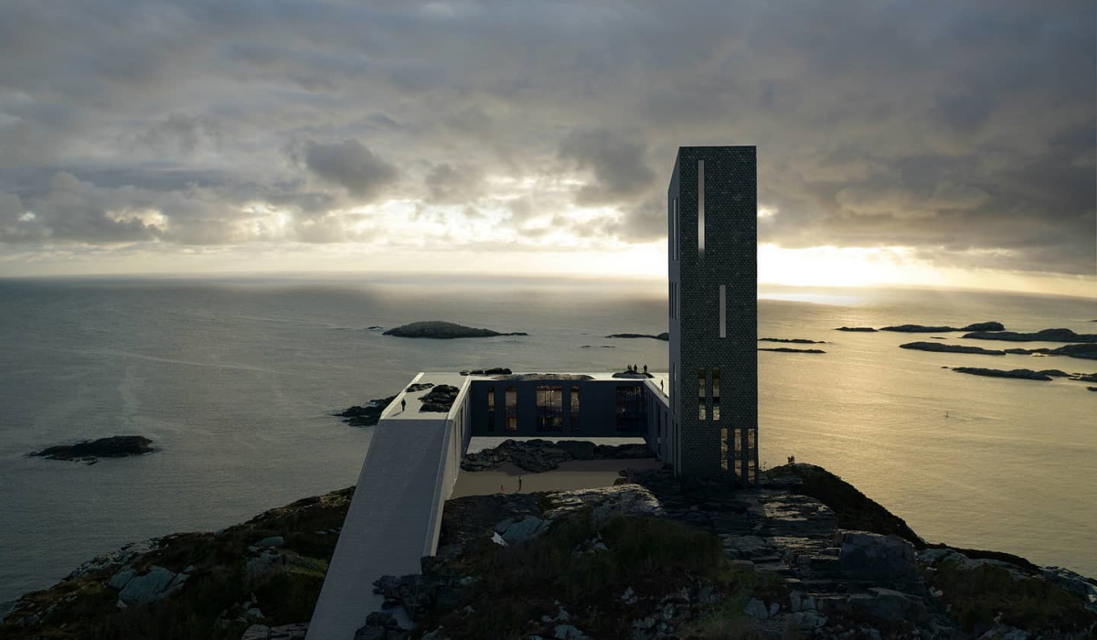Ένα εντυπωσιακό ξενοδοχείο σε νησί της Νορβηγίας