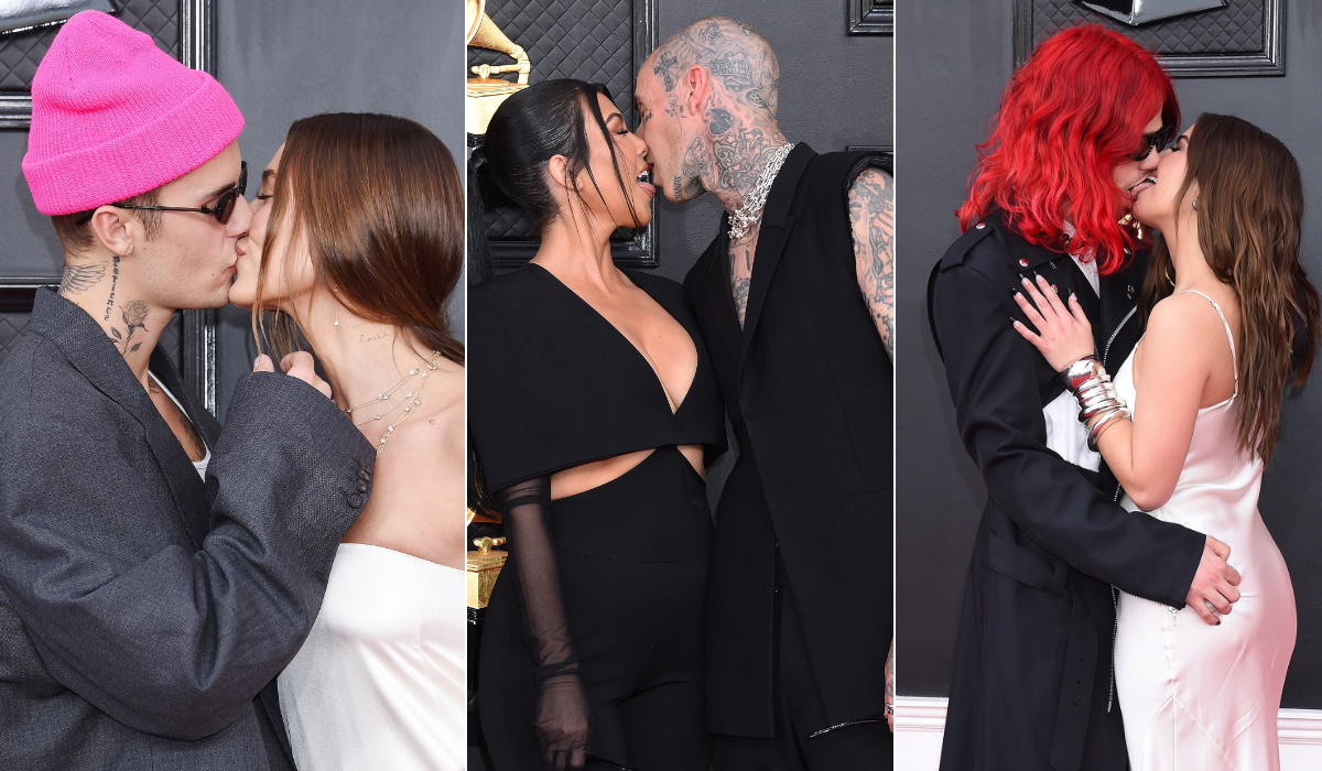 Grammys 2022: Τα 4 φιλιά στο κόκκινο χαλί