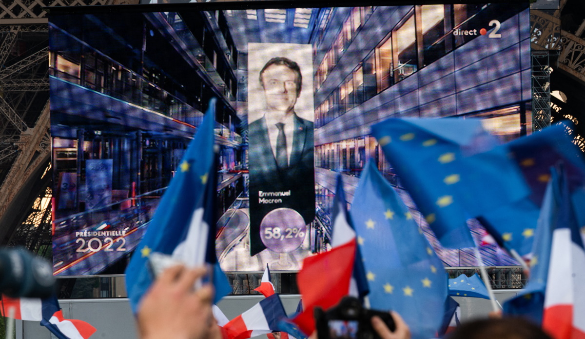 Νίκη του Εμανουέλ Μακρόν στις γαλλικές εκλογές