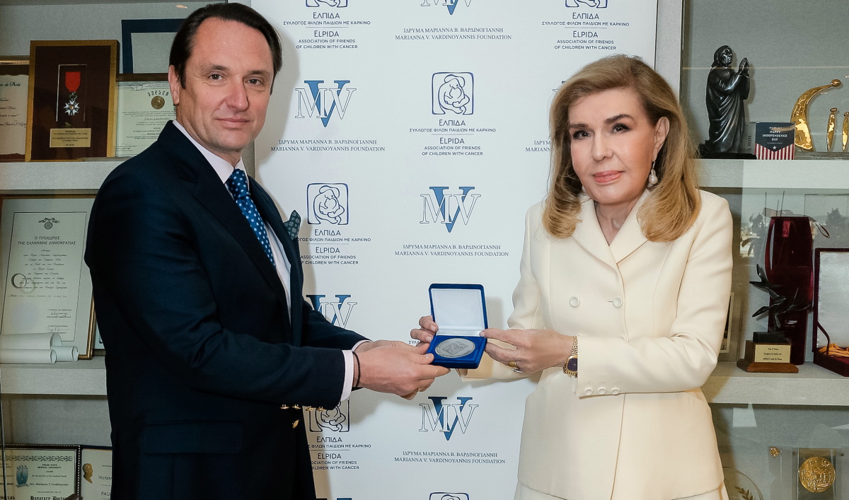 Μαριάννα Βαρδινογιάννη: Η συνάντησή της με τον πρέσβη της Ουκρανίας