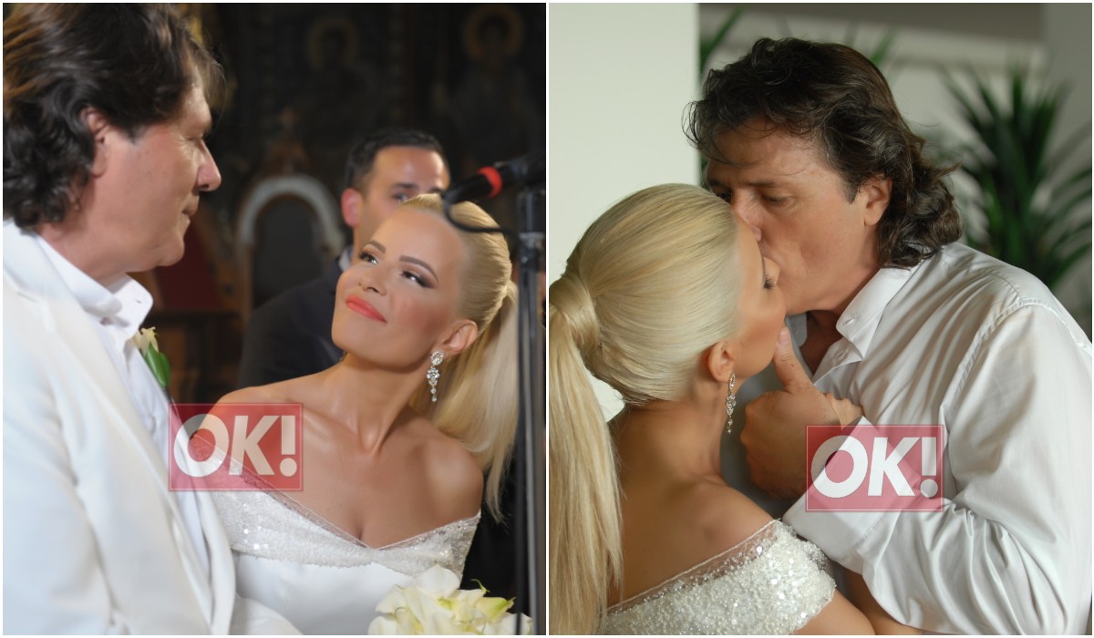Βίκυ Χαντζή – Γιώργος Σκλαβούνος: Αποκλειστικές φωτογραφίες από τον γάμο τους
