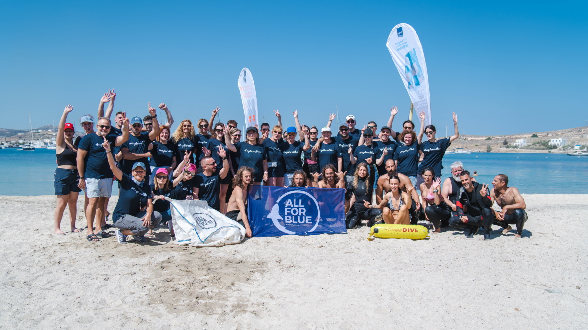 Keep Paros Blue: Περιβαλλοντική ενέργεια στην παραλία Λιβάδια