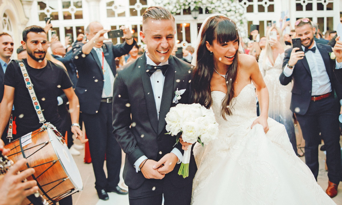 Δημήτρης Πέλκας & Κυβέλη Μάρδα: Το φωτογραφικό άλμπουμ του γάμου τους