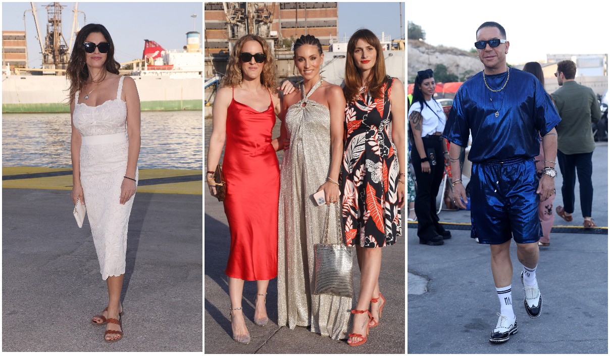 Oι λαμπερές εμφανίσεις σε event μόδας στο λιμάνι του Πειραιά