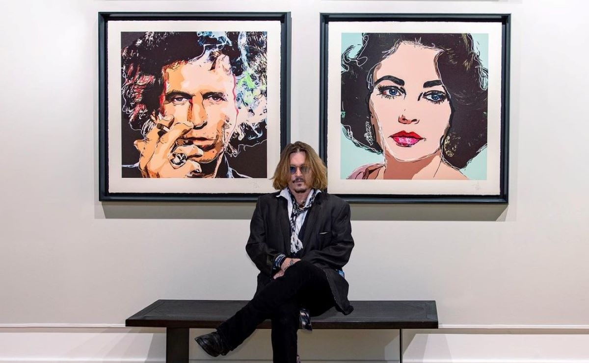 Τζόνι Ντεπ: Έβγαλε 3,5 εκατ. δολάρια από την πρώτη του συλλογή με έργα τέχνης