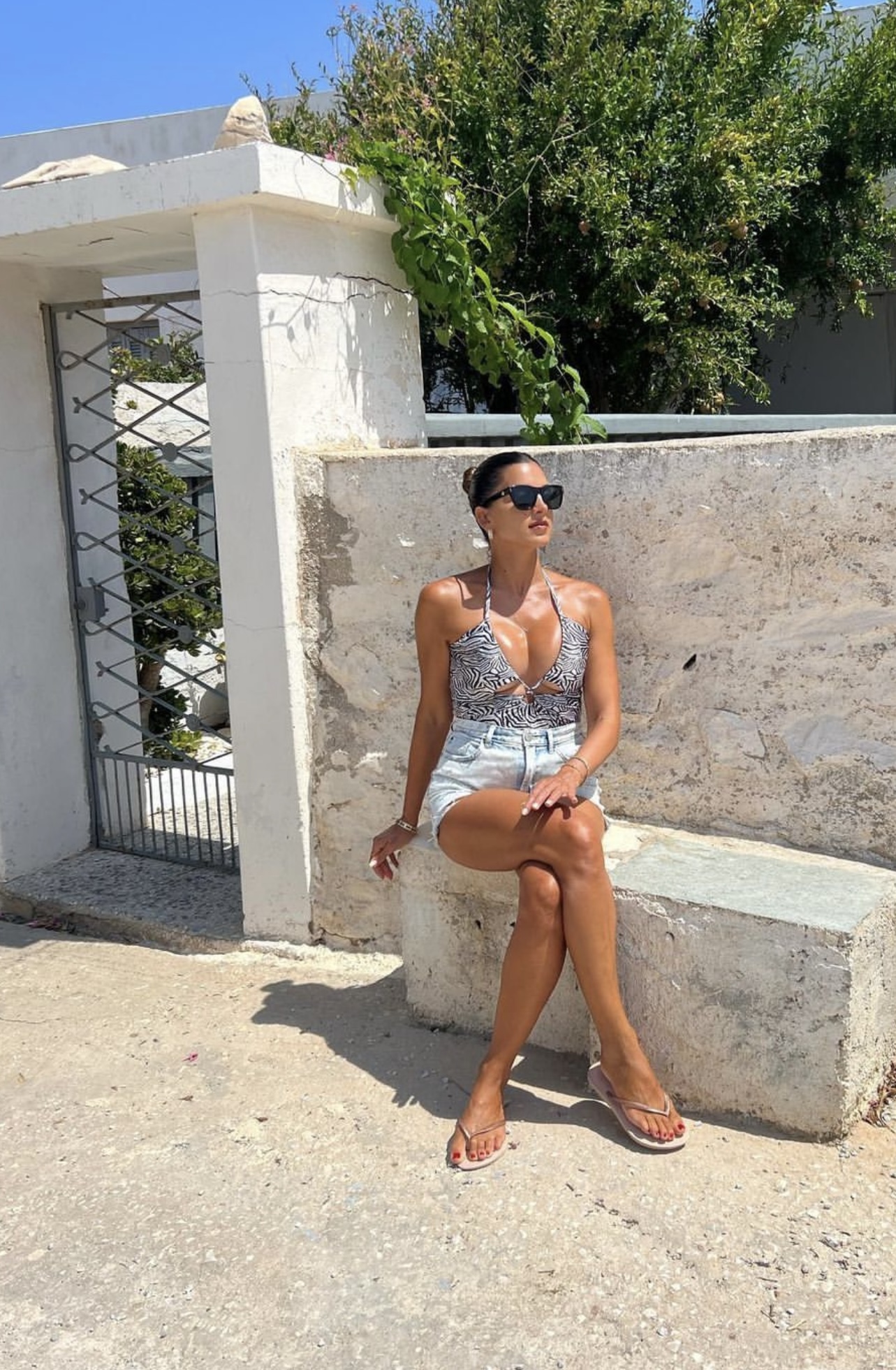Σταματίνα Τσιμτσιλή χτένισμα διακοπών