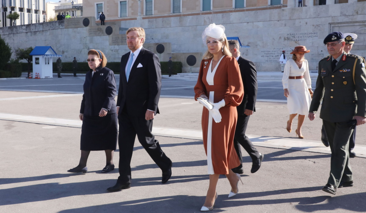 Η κομψή εμφάνιση της βασίλισσας Μάξιμα της Ολλανδίας στην Ελλάδα