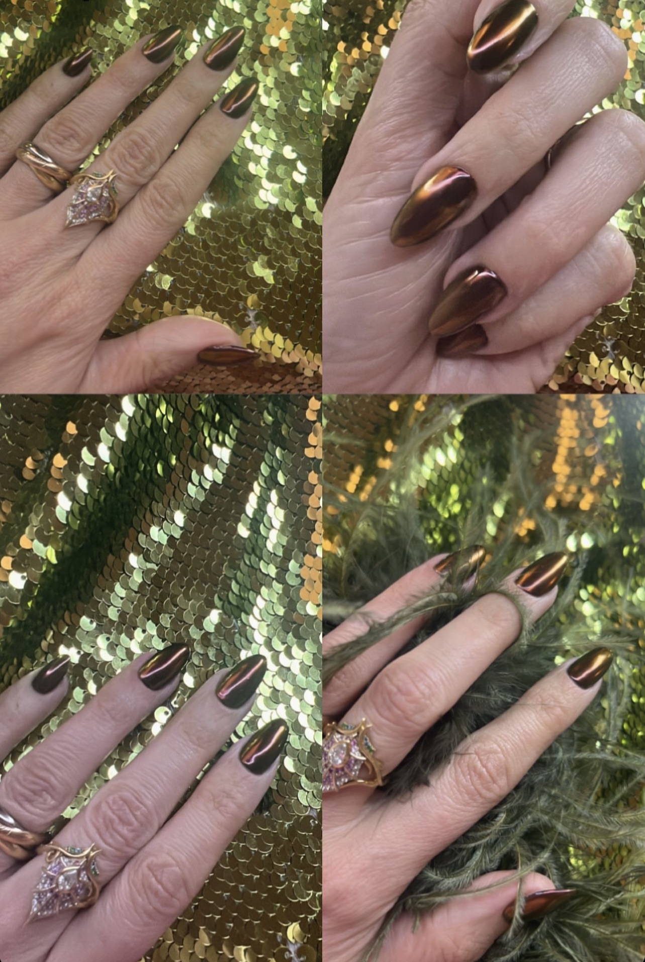 chrome nails 