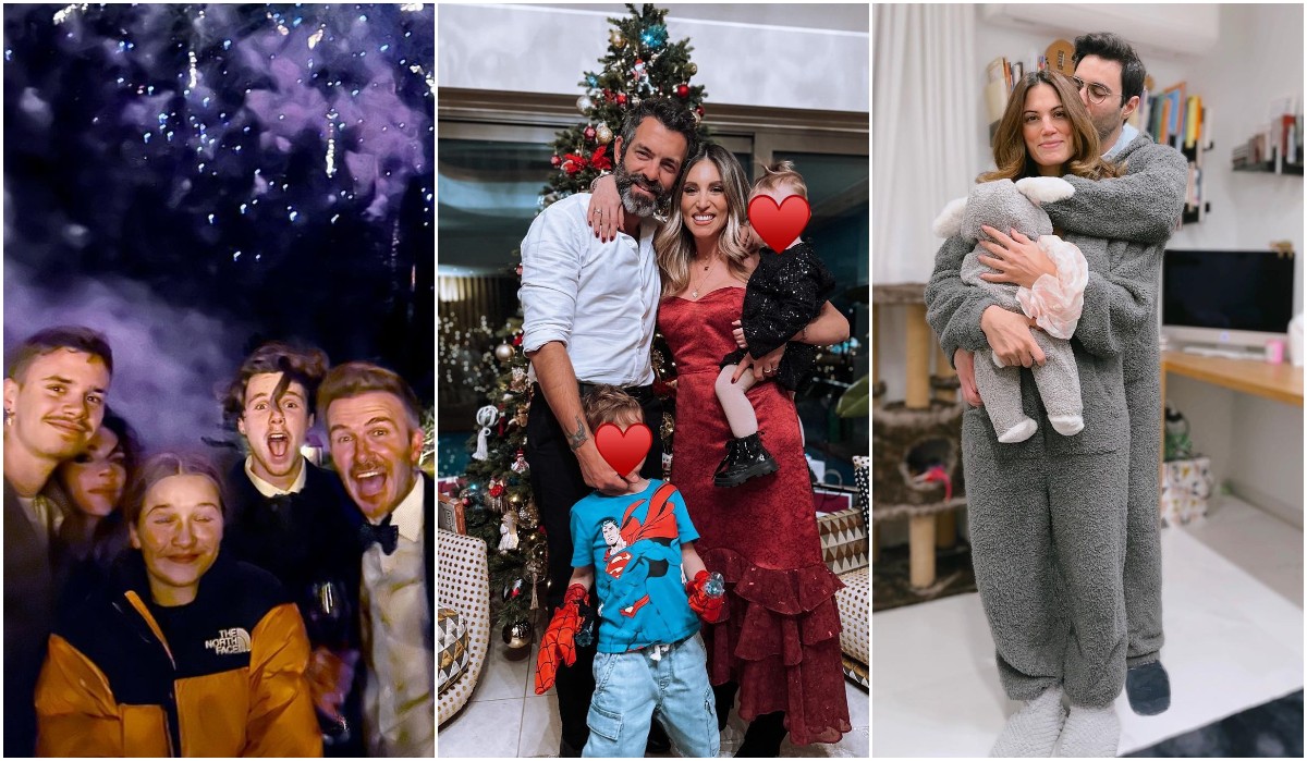23 οικογενειακά στιγμιότυπα από την Πρωτοχρονιά της showbiz