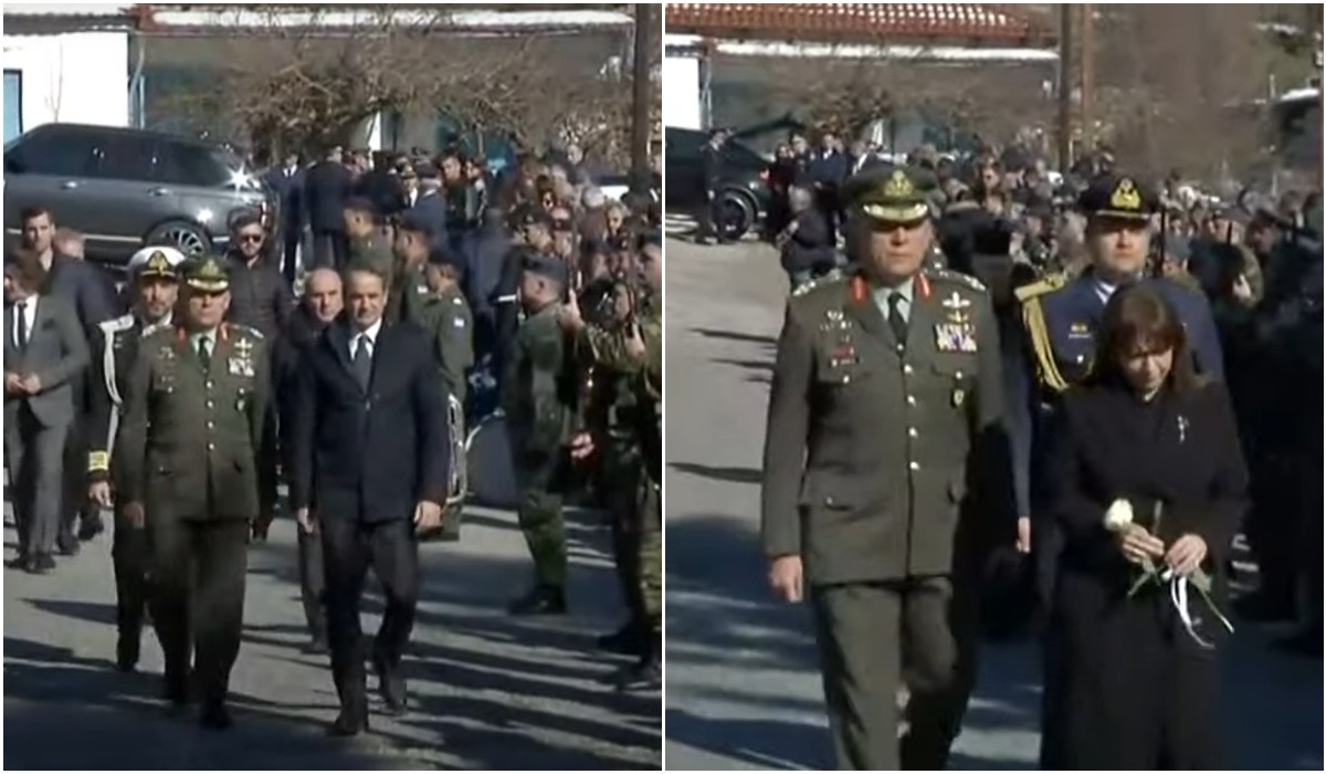 Η πολιτική ηγεσία δίνει το παρών στην κηδεία του Ευστάθιου Τσιτλακίδη