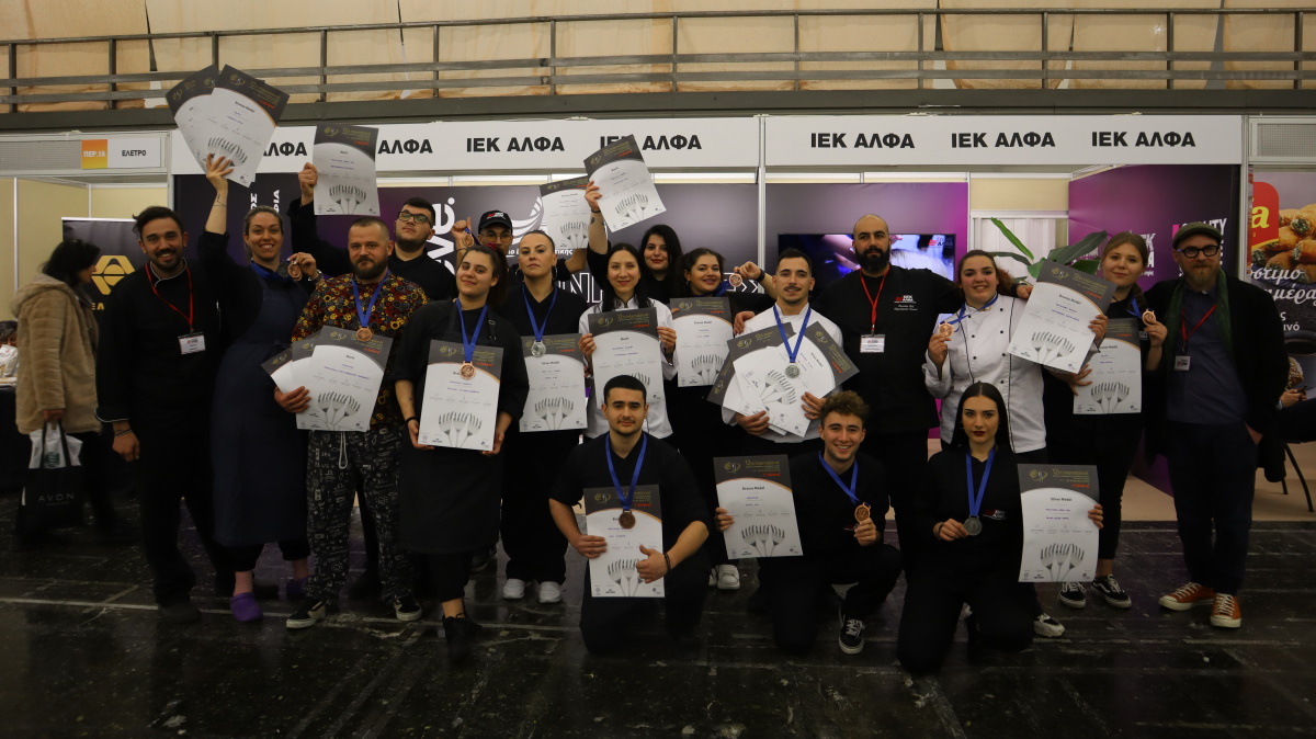 Το ΙΕΚ ΑΛΦΑ ξανά στην κορυφή του Διεθνούς Διαγωνισμού Μαγειρικής Νοτίου Ευρώπης -DETROP- με 39 μετάλλια