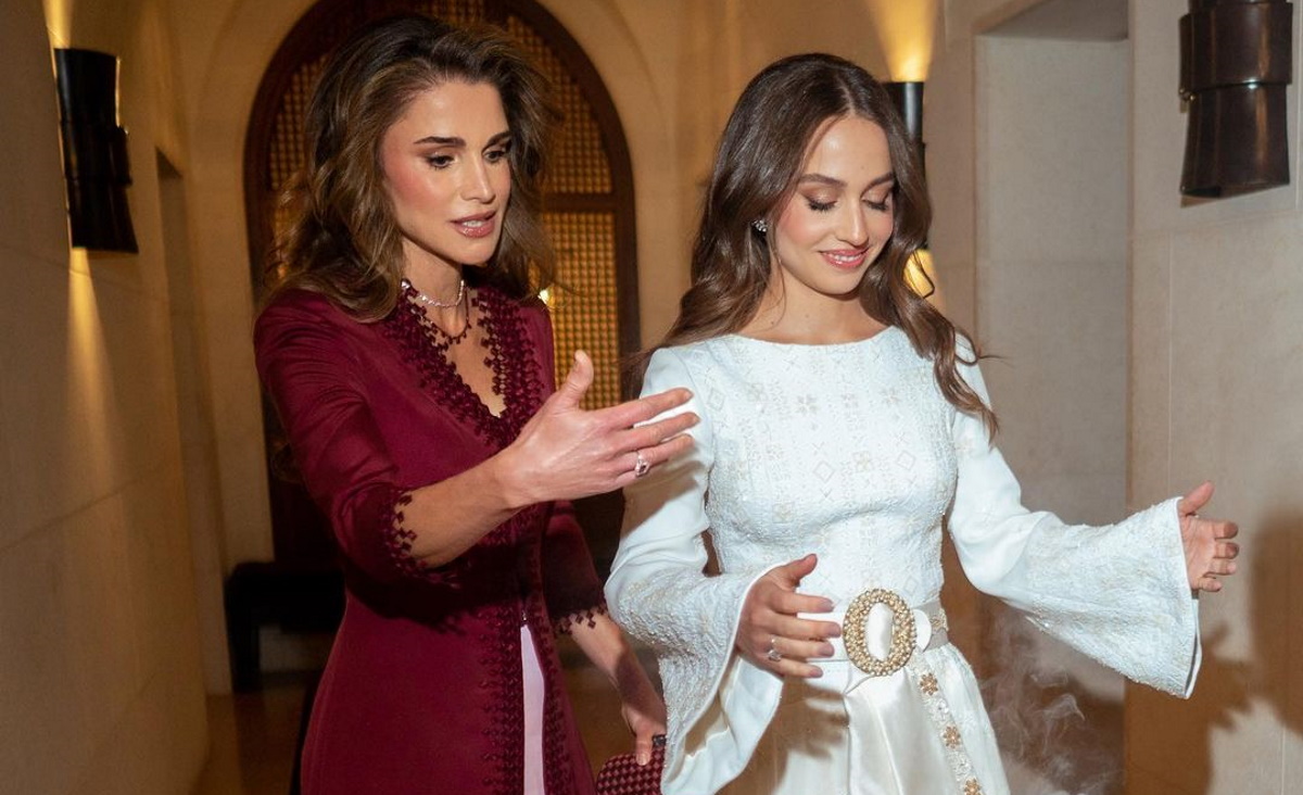 Πριγκίπισσα Ιμάν: Δανείστηκε τη ζώνη από το νυφικό της μητέρας της, βασίλισσας Ράνια για το pre wedding party