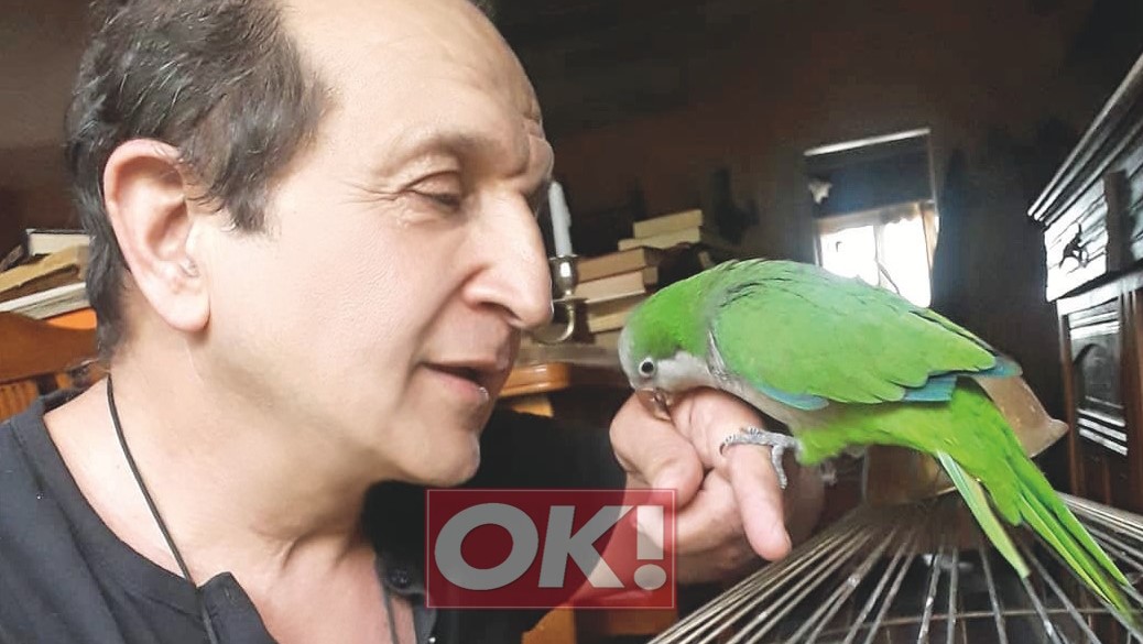O Σπύρος Μπιμπίλας μιλά στο ΟΚ! για τους παπαγάλους του: «Έφτασα να έχω 50 πτηνά»