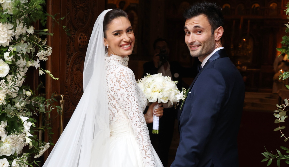 Άννα Πρέλεβιτς – Νικήτας Νομικός: Οι πρώτες φωτογραφίες από τον γάμο τους