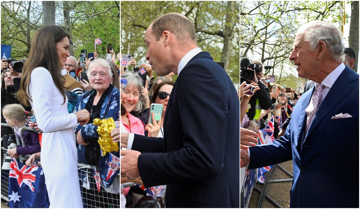 Βασιλιάς Κάρολος: Έξω από το Μπάκιγχαμ μαζί με Γουίλιαμ και Κάθριν για να χαιρετήσει το πλήθος