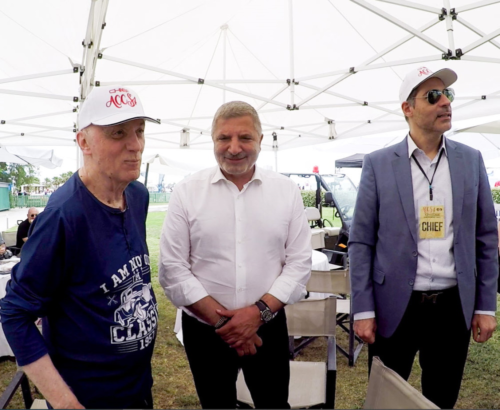 Ο Νίκος Μαστοράκης, ο Γιώργος Πατούλης και ο Ανδρέας Κονδύλης.