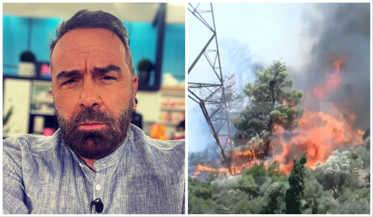 Ο Γρηγόρης Γκουντάρας στο okmag για τη φωτιά στο Λαγονήσι: «Τα πράγματα είναι τραγικά. Ο κόσμος εγκαταλείπει τα σπίτια του»