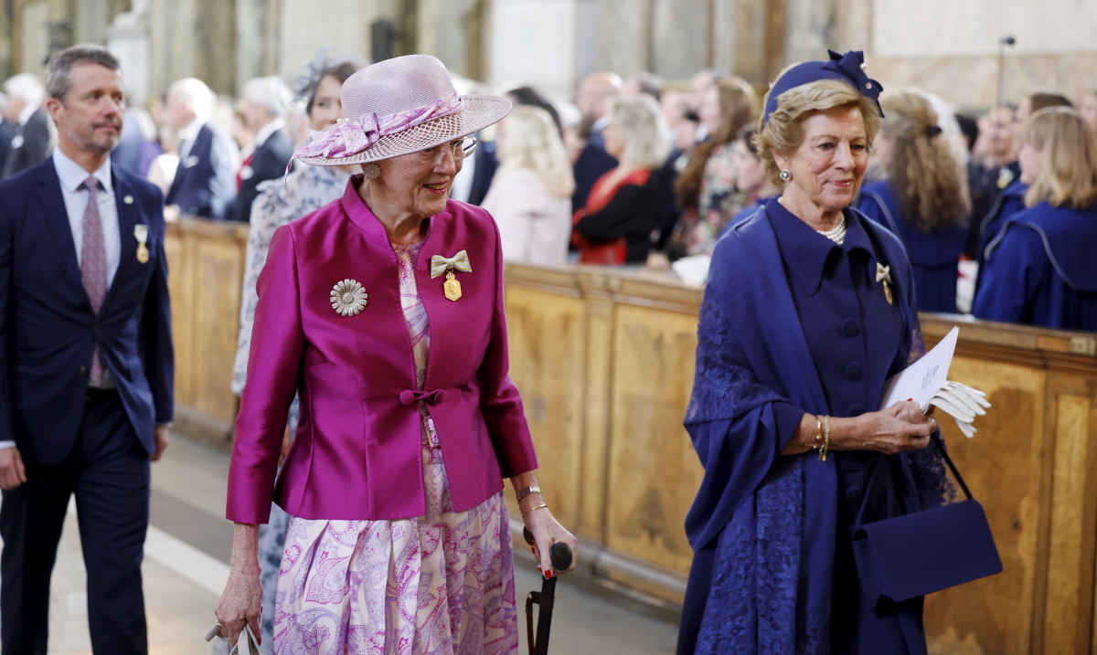 Βασίλισσα Μαργαρίτα της Δανίας – Άννα Μαρία: Chic εμφάνιση για τις δύο αδελφές στο Χρυσό Ιωβηλαίο του βασιλιά της Σουηδίας