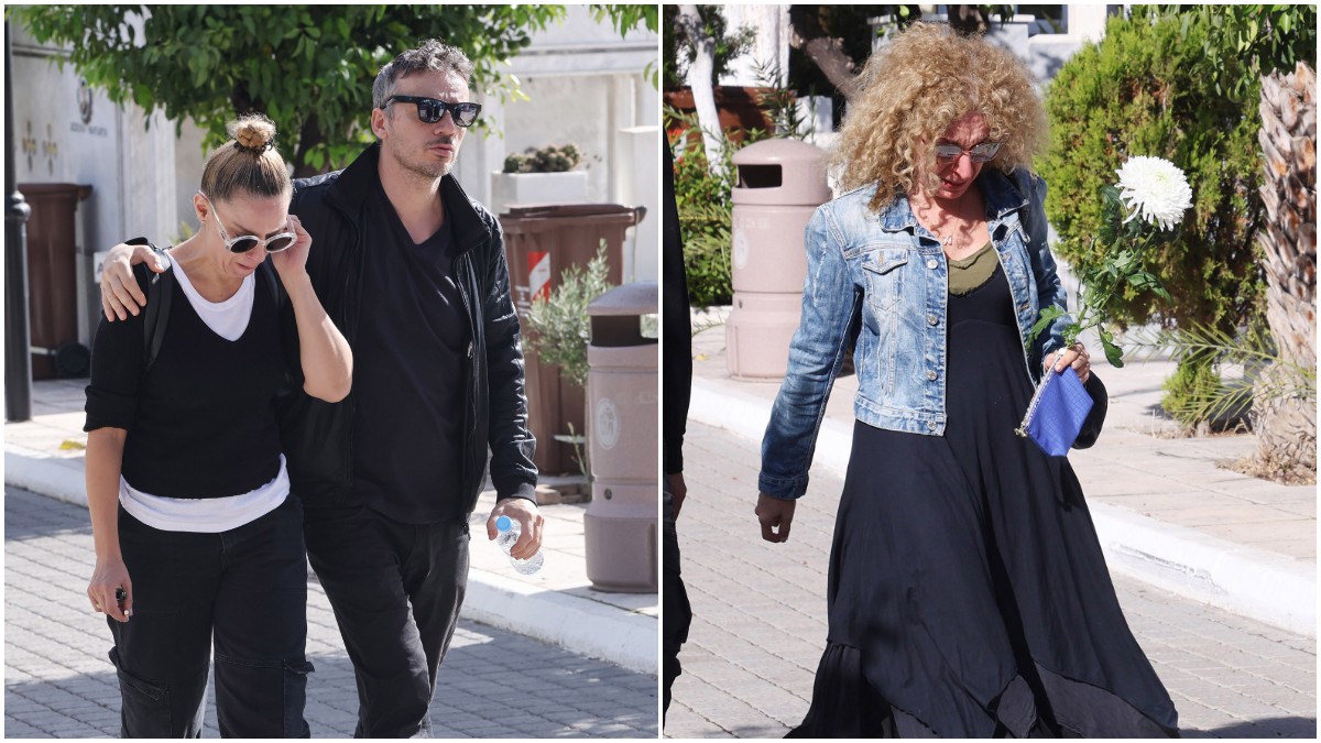 Θλίψη στην κηδεία του Αλέξανδρου Κομπόγιωργα