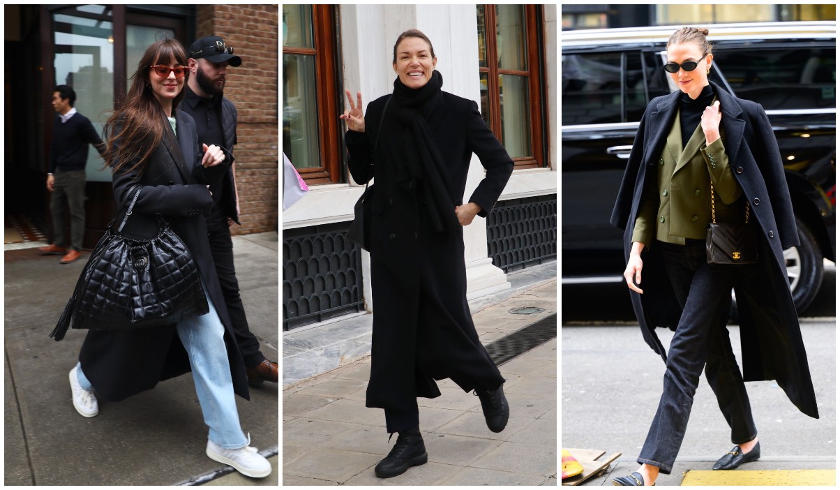 Μαύρο μάξι παλτό: Πώς το φορούν οι celebrities στις καθημερινές τους εμφανίσεις