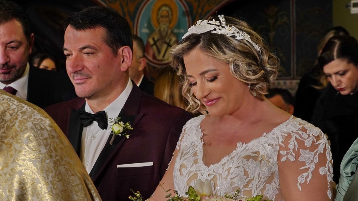 Αφροδίτη Σκαφίδα: Οι νέες φωτογραφίες από τον γάμο της με τον Πύρρο Δήμα