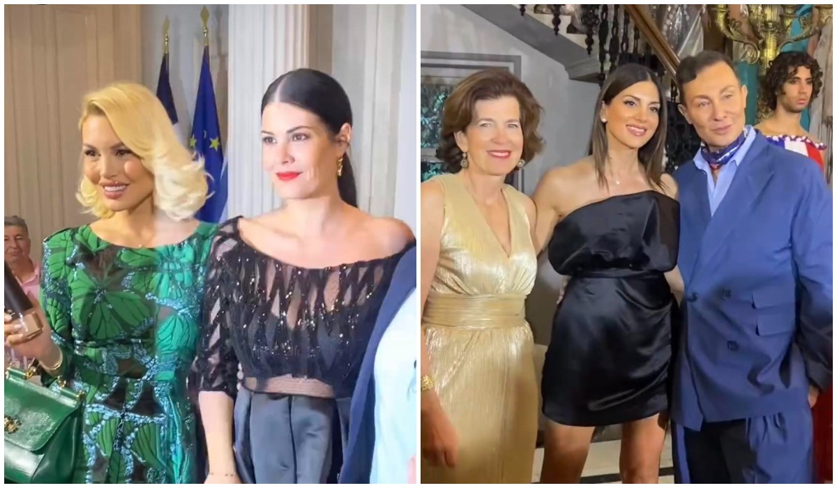 Οι glam παρουσίες στο fashion show του Βασίλειου Κωστέτσου στη Γαλλική Πρεσβεία