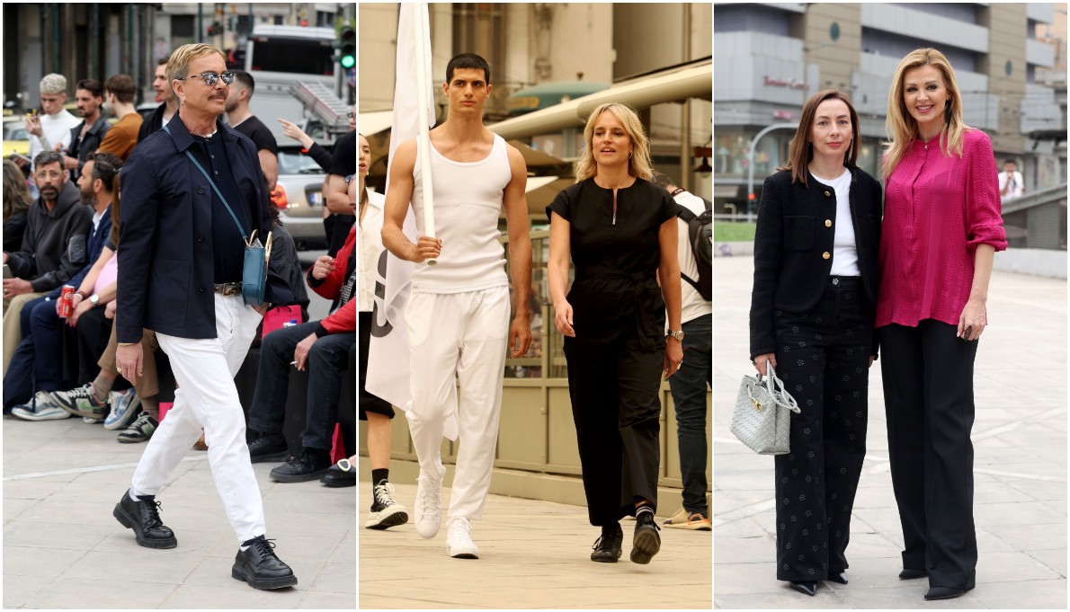 Οι celebrities που έδωσαν το «παρών» στο street fashion show του Parthenis