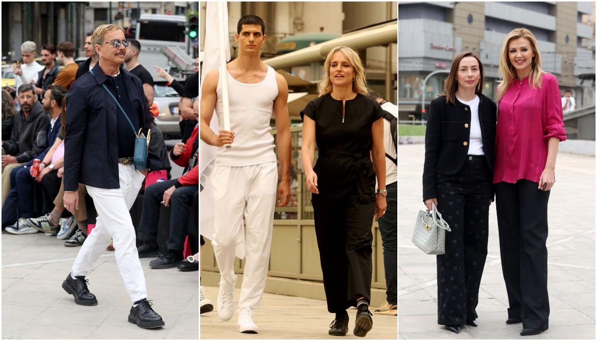 Οι celebrities που έδωσαν το «παρών» στο street fashion show του Parthenis