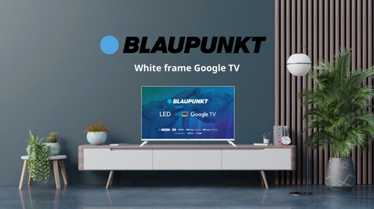 Blaupunkt Google TV 43 White Frame: Όταν η τεχνολογία συναντά το μοντέρνο design