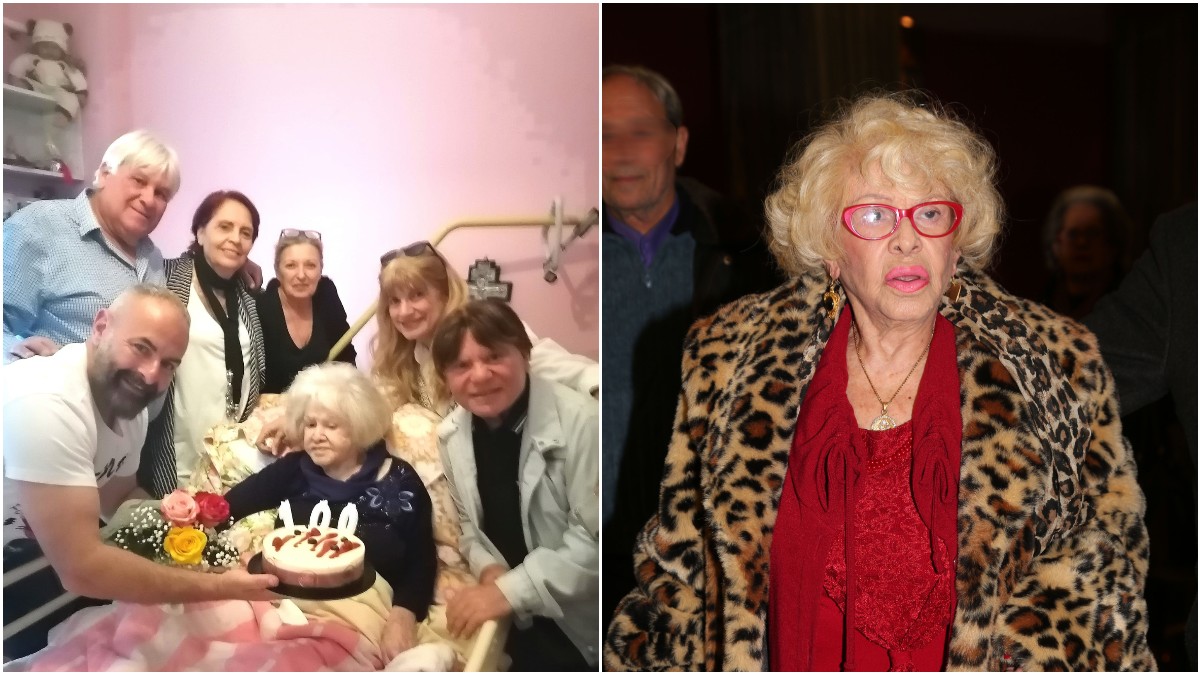Καίτη Γκρέυ: Έγινε 100 χρονών και έσβησε τούρτα με τους αγαπημένους της