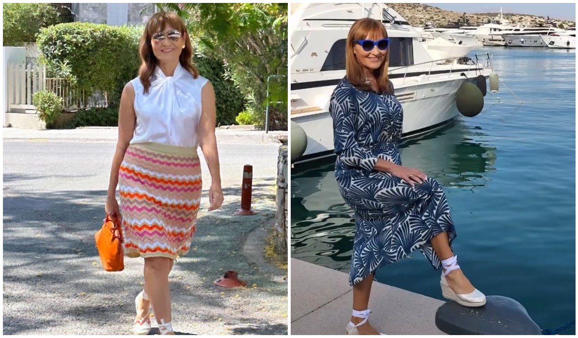 Μάρα Ζαχαρέα: Με δύο μόνο looks επιβεβαιώνει την top τάση στα παπούτσια του καλοκαιριού