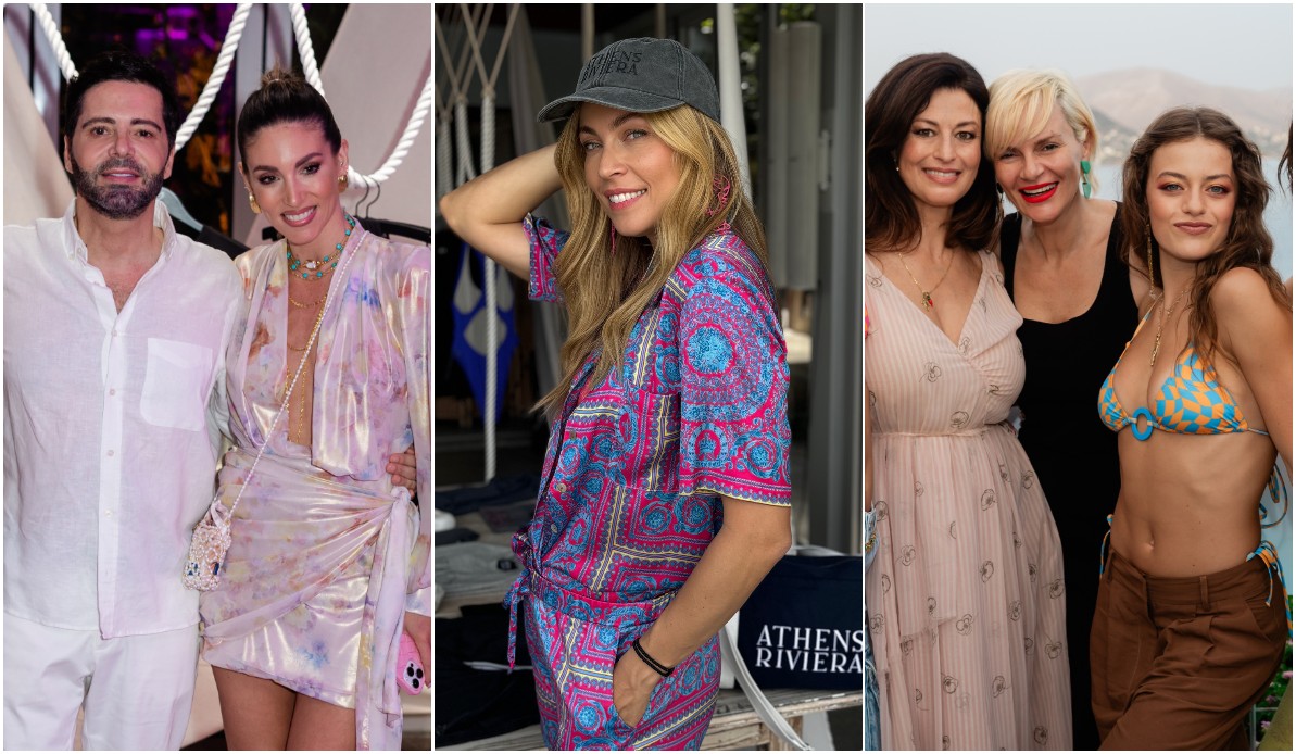 Τα summer looks σε παρουσίαση μαγιό στην Αθηναϊκή Ριβιέρα με φόντο το υπερπολυτελές σκάφος του Τζεφ Μπέζος